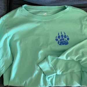 Boys Teal Southern Tide Long Sleeve T-shirt